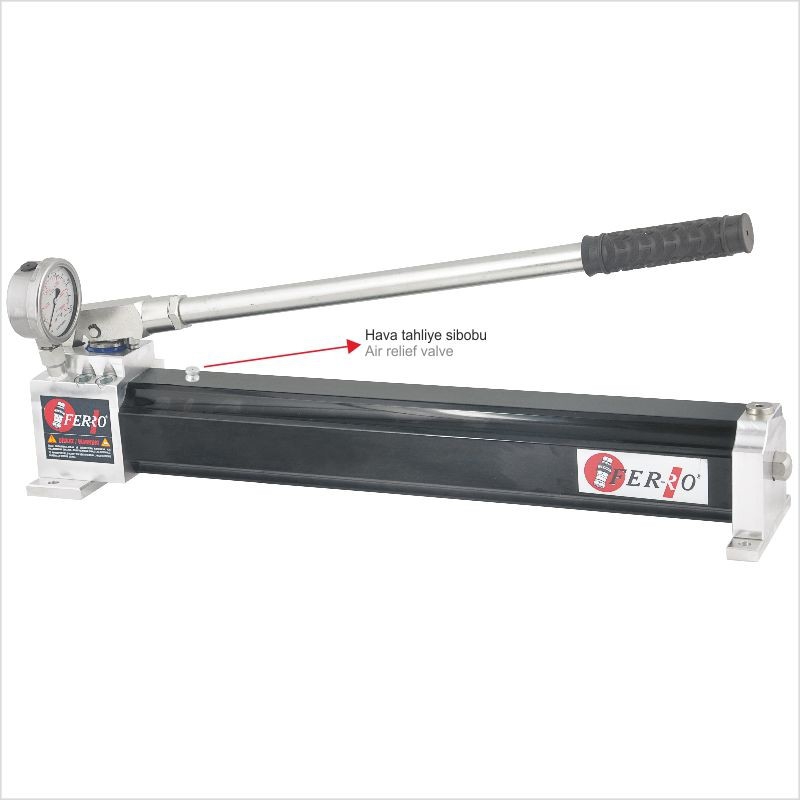 P2C300-60 Hidrolik Yüksek Basınç Çift Hızlı El Pompası 300 Bar 2.65 lt.