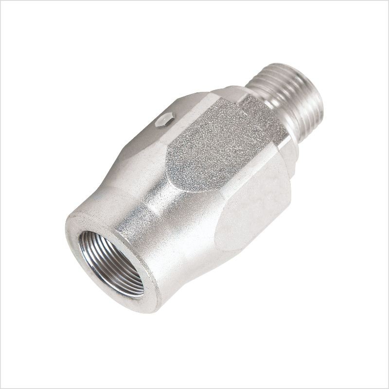 SJBRCWM90G14N 1/4” BSP Hidrolik Pirinç Döner Bağlantı Rekoru -Dirsek Tip- 480 Bar