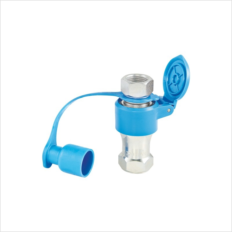 QCFFBPCG12FN 1/2” BSP Hidrolik Otomatik Rekor -Dişi- (Pl. Kap.) -Mavi- (İçi Boş) 320 Bar