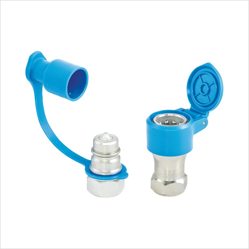 QCFFBPCG12FN 1/2” BSP Hidrolik Otomatik Rekor -Dişi- (Pl. Kap.) -Mavi- (İçi Boş) 320 Bar