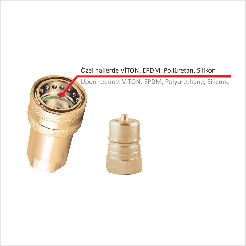 QCBRG1FN 1” BSP Pirinç Otomatik Rekor -Dişi- 100 Bar
