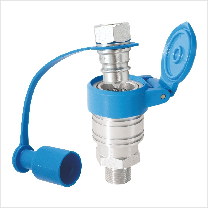 PPBACM1815FN M18x1,5 Push-Pull Hidrolik Otomatik Rekor -Dişi- (Yay. Kap.) -Mavi- 350 Bar