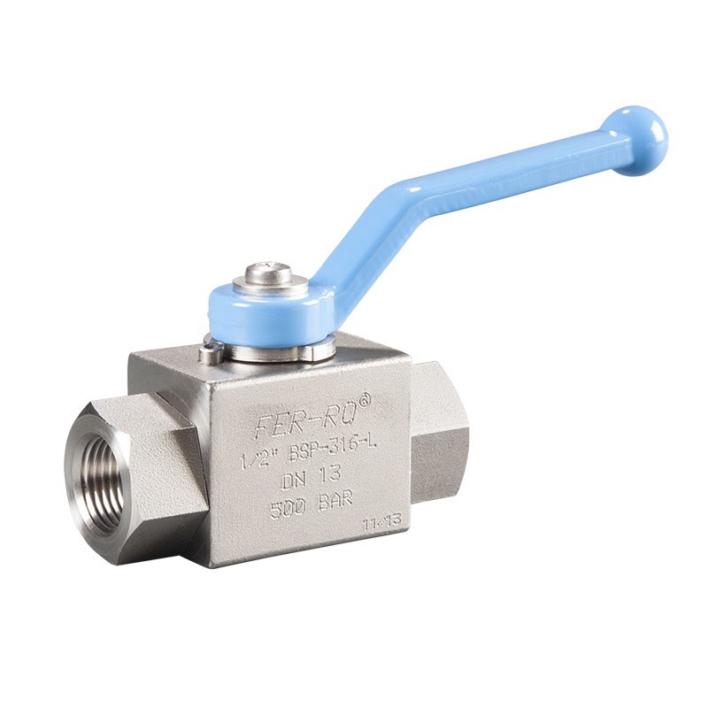 BV2SSG112N 1-1/2” BSP 2-Yollu AISI 316-L Paslanmaz Küresel Vana 380 Bar