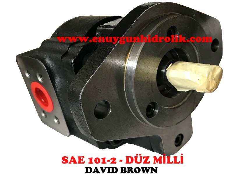 23 cc HELİSEL DİŞLİ (SESSİZ) DAVID BROWN DÖKÜM GÖVDELİ DİŞLİ POMPA (SAE 101--2 DÜZ MİLLİ ) HPS41005