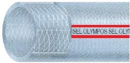 1 1/2” 38 mm PVC Örgülü Şeffaf OLYMPOS ST Genel Amaçlı Su Hortumu