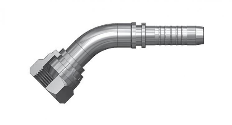 3/16 1/8-28 BSP SOMUNLU 45° HORTUM UCU REKOR