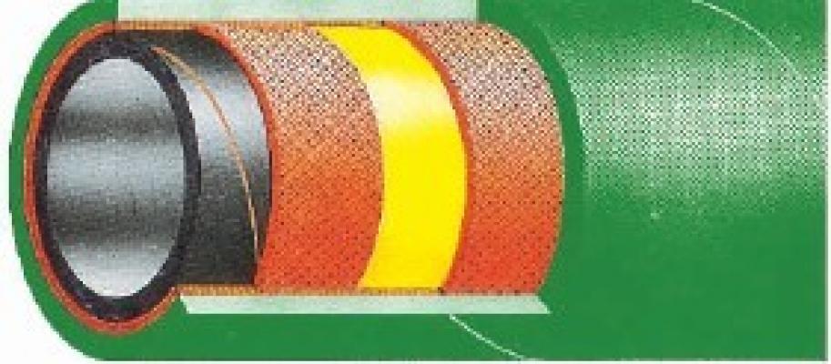 3/4” (Dış Çapı) 31mm) Asit Solvent ve Kimyasal Madde Alıcı / Verici Hortumu KEMI D/10 XLPE