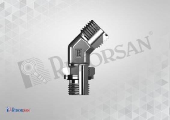 5/8 41,3 mm FLANŞLI 45° HORTUM UCU REKOR 6000 SERİSİ