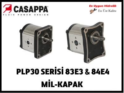 PLP30 SERİSİ  83E3 & 84E4 MİL-KAPAK