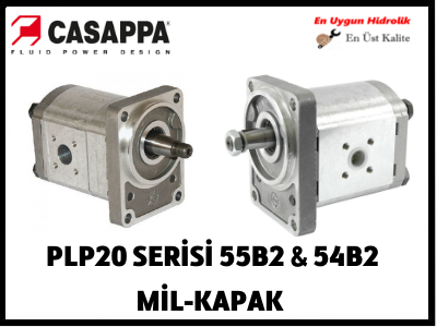 PLP20 SERİSİ 55B2 &  54B2 MİL-KAPAK