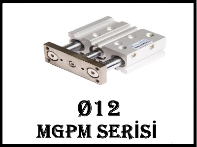 Ø12 MGPM SERİSİ SİLİNDİR PNÖMATİK PİSTON