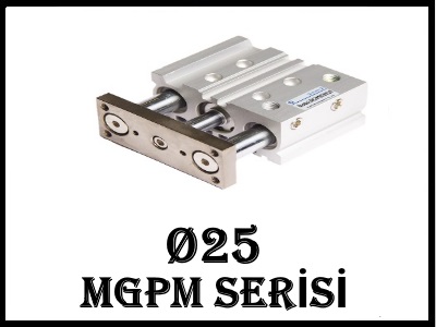 Ø25 MGPM SERİSİ SİLİNDİR PNÖMATİK PİSTON