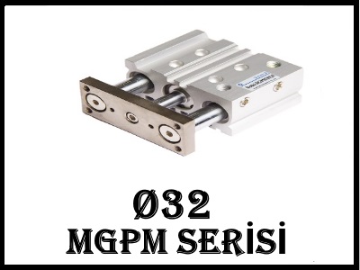 Ø32 MGPM SERİSİ SİLİNDİR PNÖMATİK PİSTON