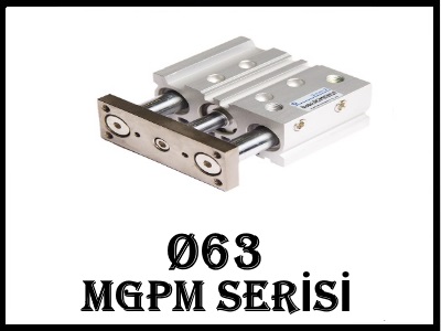 Ø63 MGPM SERİSİ SİLİNDİR PNÖMATİK PİSTON