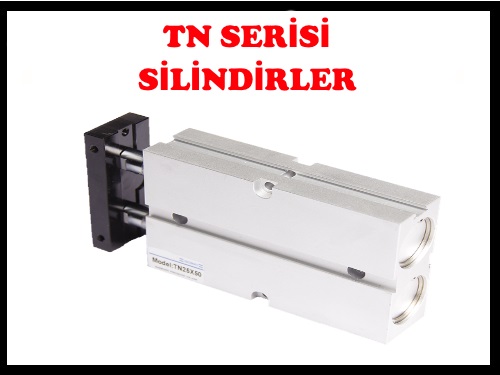 TN SERİSİ ÇİFT MİLLİ PNÖMATİK SİLİNDİR